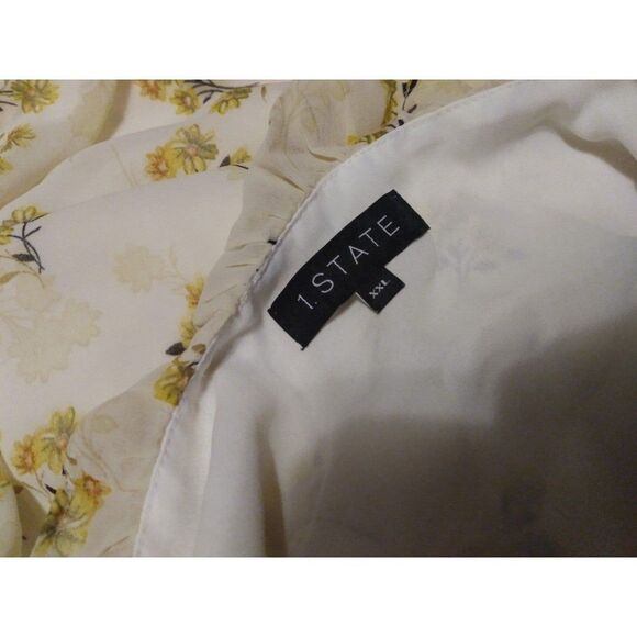 1.State Floral Casual Knee Spaghetti Straps Slip Dress XXL - Picture 6 of 6